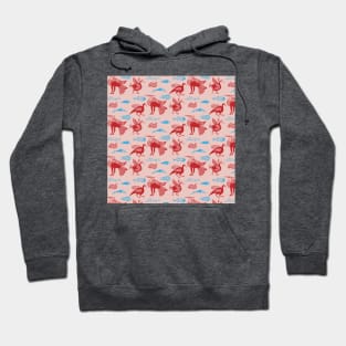 Cypriot bird geometric fish - timeless abstraction Hoodie